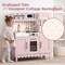 Best Choice Products Wooden Cottage Kids Pretend Play Kitchen with 11 Accessories, Espresso Machine